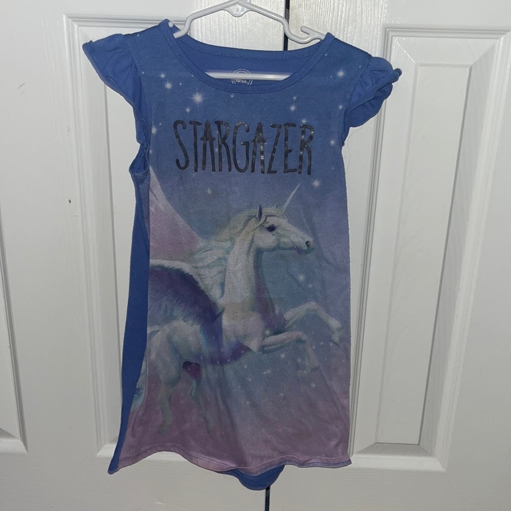 Girls unicorn nightgown